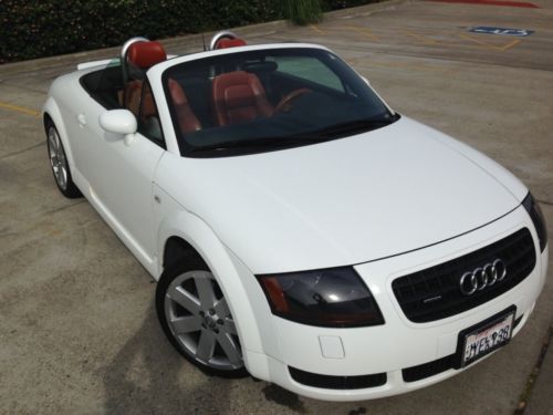 Audi tt quattro roadster convertible awd manual transmission, 225 hp turbo