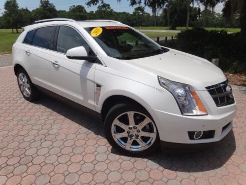 2011 cadillac srx premium collection v6 3.0l/183 6-spd auto w/od fwd white/tan