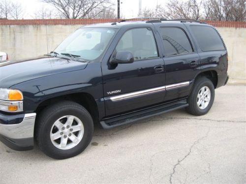 2005 gmc yukon 4dr, dark blue,  4wd ,   police government  seizure - no reserve