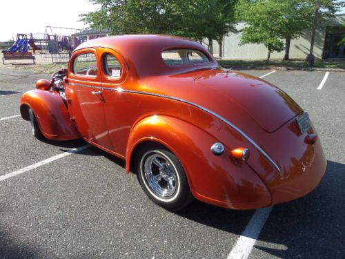 1938 PLYMOUTH 392 HEMI RUMBLE SEAT COUPE, CHOPPED, VINTAGE, HOT ROD, ALL STEEL, image 3