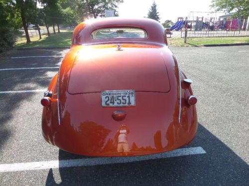 1938 PLYMOUTH 392 HEMI RUMBLE SEAT COUPE, CHOPPED, VINTAGE, HOT ROD, ALL STEEL, image 7