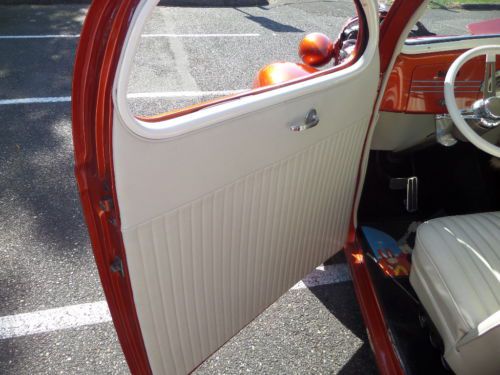 1938 PLYMOUTH 392 HEMI RUMBLE SEAT COUPE, CHOPPED, VINTAGE, HOT ROD, ALL STEEL, image 18