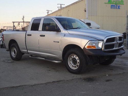 2010 dodge ram 1500 quad cab 4wd damaged salvage runs! only 40k miles wont last!