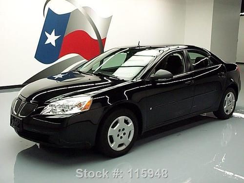 2008 pontiac g6 sedan automatic black on black only 51k texas direct auto