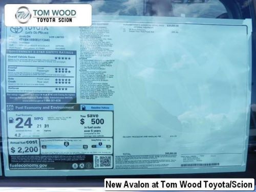 2014 Toyota Avalon Limited, US $36,149.00, image 3