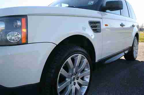 2006 RANGE ROVER SPORT SUPERCHARGED RARE White with Ivory Interior Nav Rear DVD, US $26,800.00, image 7