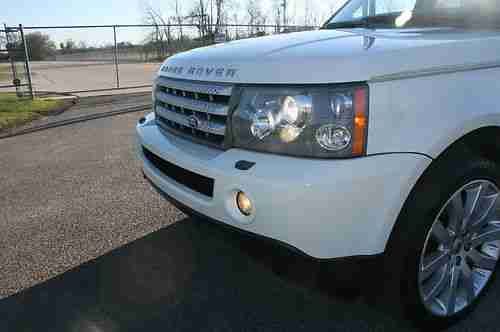 2006 RANGE ROVER SPORT SUPERCHARGED RARE White with Ivory Interior Nav Rear DVD, US $26,800.00, image 13