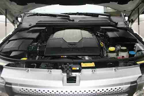2006 RANGE ROVER SPORT SUPERCHARGED RARE White with Ivory Interior Nav Rear DVD, US $26,800.00, image 14