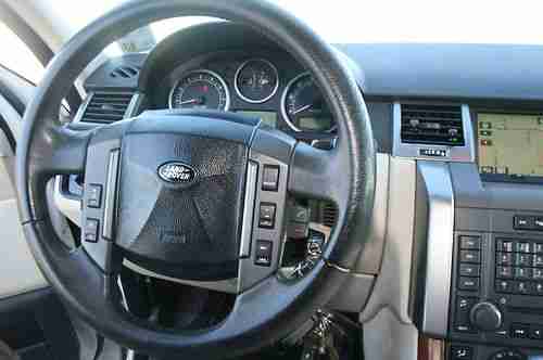 2006 RANGE ROVER SPORT SUPERCHARGED RARE White with Ivory Interior Nav Rear DVD, US $26,800.00, image 18
