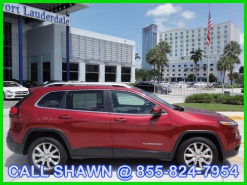 2014 jeep cherokee limited, tech pack, lux pack,xenons,leather,navi,blindspot