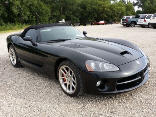 2005 dodge viper srt-10 roadster 500 hp triple blk 12k