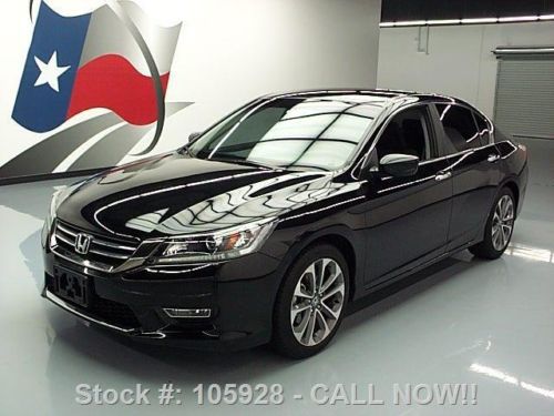 2013 honda accord sport sedan auto rear cam 18&#039;s 15k mi texas direct auto