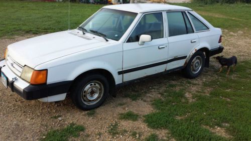 1987 ford escort gl hatchback 4-door 1.9l only 65,240 miles!! one owner car!