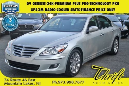 09 genesis-24k-premium plus pkg-technology pkg-gps-xm radio-cooled seats