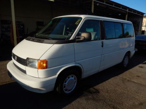 1993 vw eurovan mv vanagon 7 passenger stick shift no reserve $1 start !!!!!!!!!