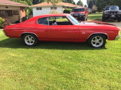 1971 CHEVELLE SS (clone) restored with strong running 350 and 4 speed very clean, image 3