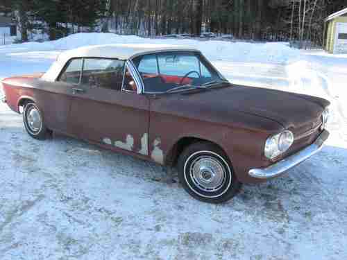 1963 Chevrolet Corvair Monza Convertible, US $1,200.00, image 12