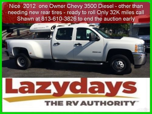 2012 cheverolet 3500 dually turbo 6.6l v8 32v automatic rwd pickup truck