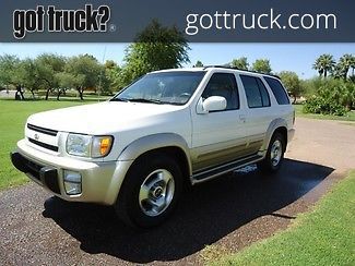 2000 infiniti qx4  all wheel drive  4x4  --- 52k miles -- low miles -- white