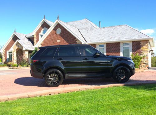 2014 range rover sport, blacked out, 22&#034; niche concave wheels