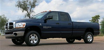 No reserve 2006 dodge ram 3500 1 ton 6 spd manual 4x4 crew lb clean well maint