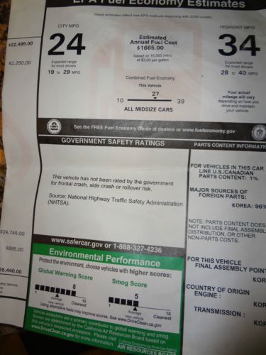 Kia Optima 4dr Sedan 2.4L Automatic EX GDI Low Miles Auto  2.4L 4 Cyl, US $16,700.00, image 12