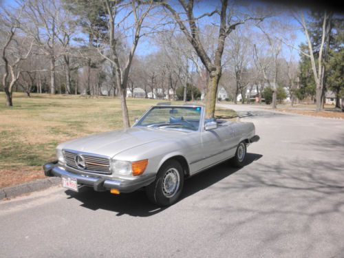 1979 mercedes 450 sl convertible with hard top