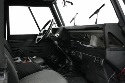1995 Land Rover Defender 90 NAS---High Mileage Workhorse---Black/Black Softtop, image 7