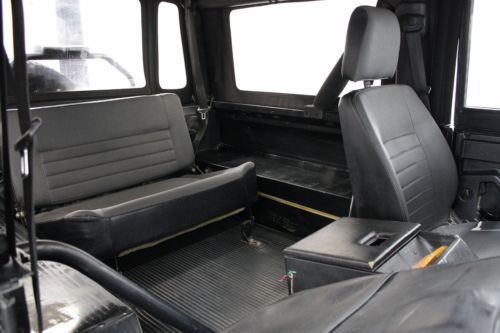 1995 Land Rover Defender 90 NAS---High Mileage Workhorse---Black/Black Softtop, image 12