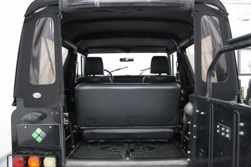 1995 Land Rover Defender 90 NAS---High Mileage Workhorse---Black/Black Softtop, image 13