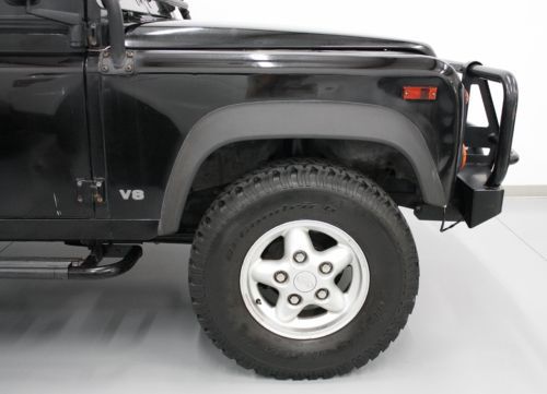 1995 Land Rover Defender 90 NAS---High Mileage Workhorse---Black/Black Softtop, image 20
