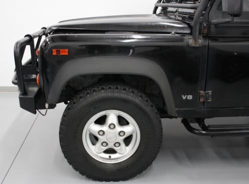 1995 Land Rover Defender 90 NAS---High Mileage Workhorse---Black/Black Softtop, image 21