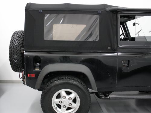 1995 Land Rover Defender 90 NAS---High Mileage Workhorse---Black/Black Softtop, image 22