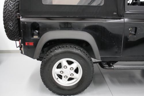 1995 Land Rover Defender 90 NAS---High Mileage Workhorse---Black/Black Softtop, image 24