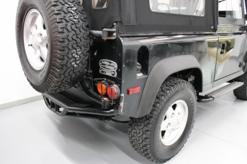 1995 Land Rover Defender 90 NAS---High Mileage Workhorse---Black/Black Softtop, image 26