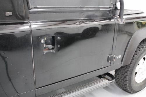 1995 Land Rover Defender 90 NAS---High Mileage Workhorse---Black/Black Softtop, image 27