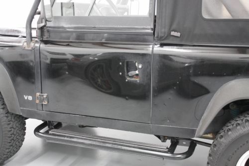 1995 Land Rover Defender 90 NAS---High Mileage Workhorse---Black/Black Softtop, image 28