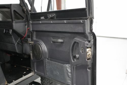 1995 Land Rover Defender 90 NAS---High Mileage Workhorse---Black/Black Softtop, image 36