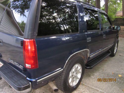 1996 chevrolet tahoe lt 4x4 auto