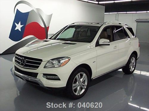 2012 mercedes-benz ml350 4matic awd p1 sunroof nav 15k texas direct auto