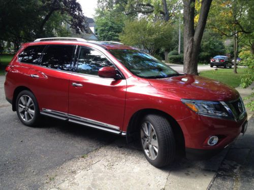 New 2014 nissan pathfinder with platinum package