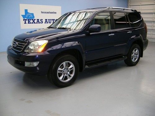 We finance!!!  2008 lexus gx 470 4wd auto roof nav rcam tv 3rd row air sus tow!!