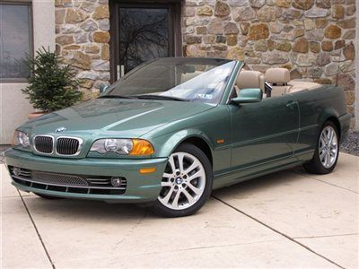 2001 bmw 330ci convertible automatic, premium, cold weather, xenon headlamps