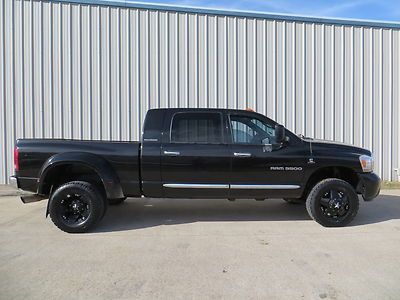 06 ram 3500 (laramie) 5.9 h.o cummins  (mega cab) nav tv sunrf rockstars 4x4 tx