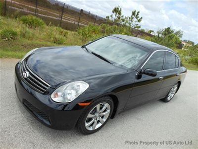 G35 sport sedan navigation clean carfax low miles alloy wheels florida low reser