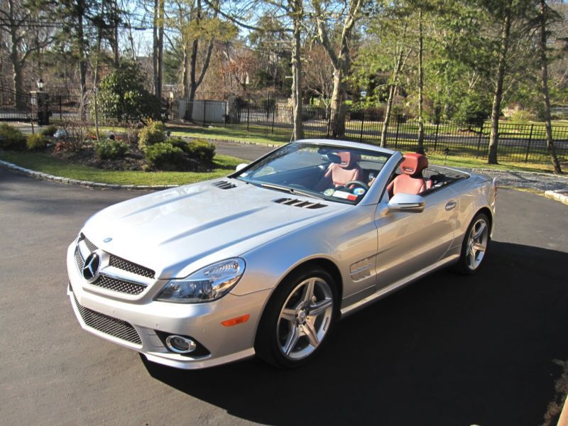 2009 mercedes-benz sl-class sl550 silver arrow edition