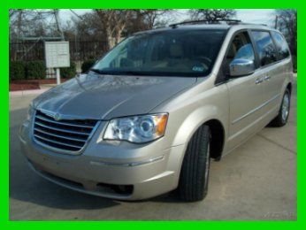 2009 chrysler town &amp; country lwb van limited nav leather power seats satellite