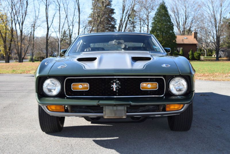 1971 ford mustang ram-air 4 speed matching numbers