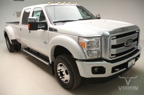 2013 platinum crew 4x4 navigation sunroof leather heated v8 diesel