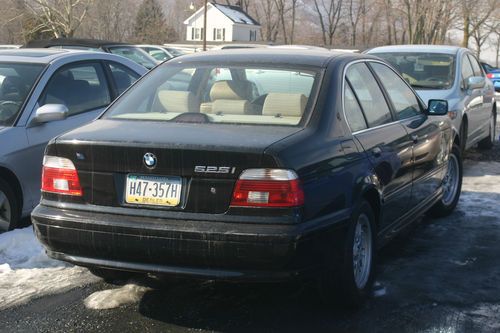 2002 bmw 525i 5-series  black with tan interior, automatic excellent 106k miles